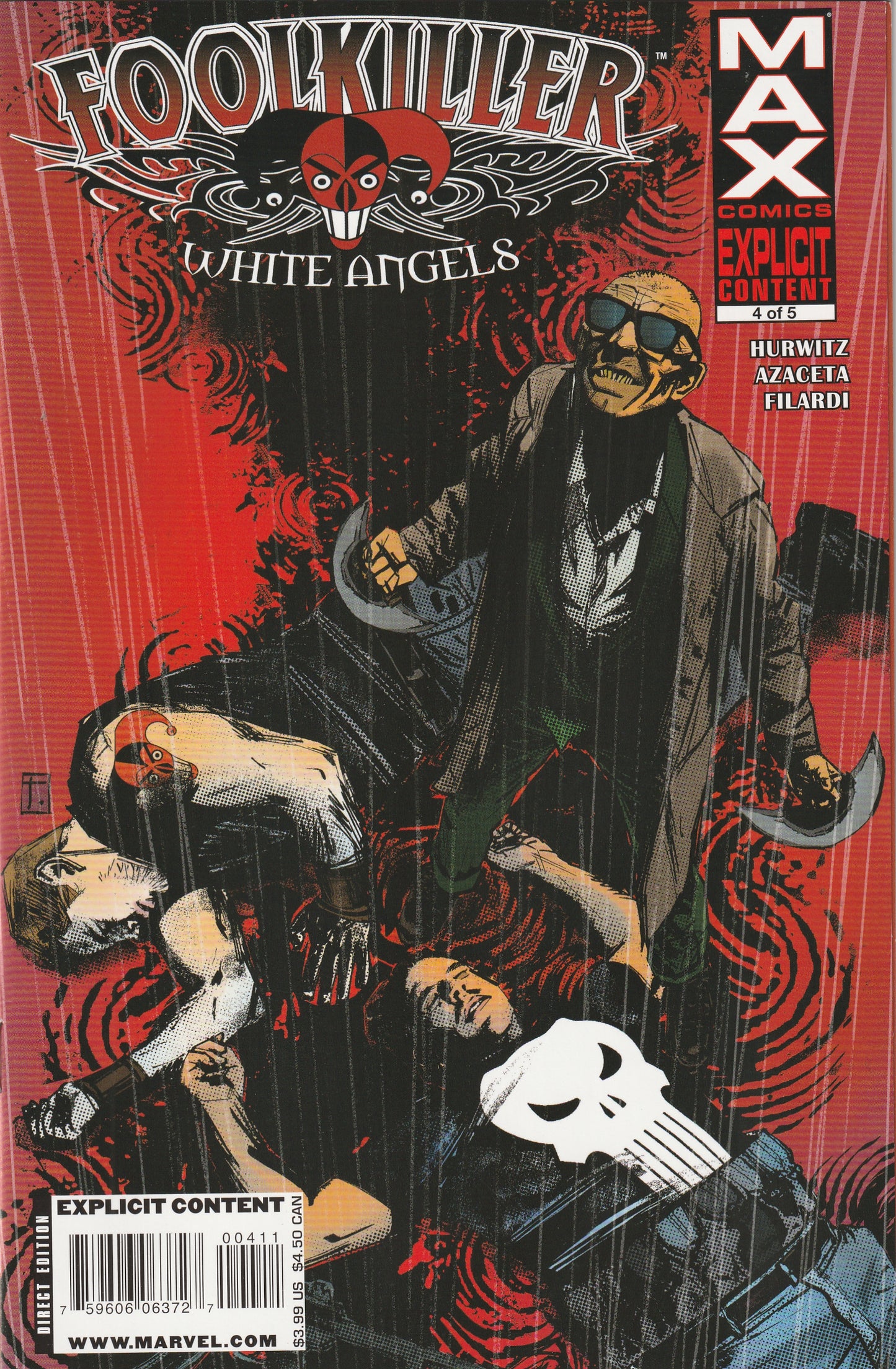 Foolkiller: White Angels (2008) MAX - 5 issue mini series (Explicit Content)