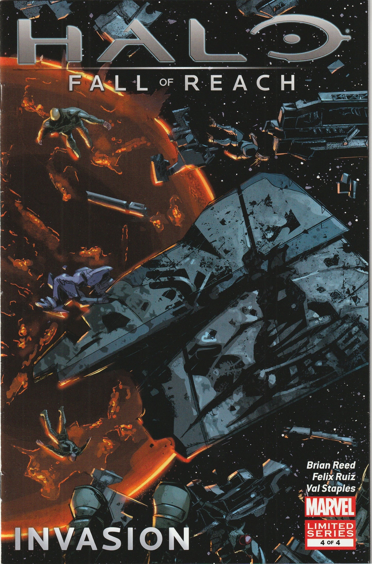 Halo: Fall of Reach - Invasion (2012) - 4 issue mini series