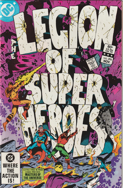 Legion of Super-Heroes #293 (1982) - 16-Page Masters of the Universe Preview