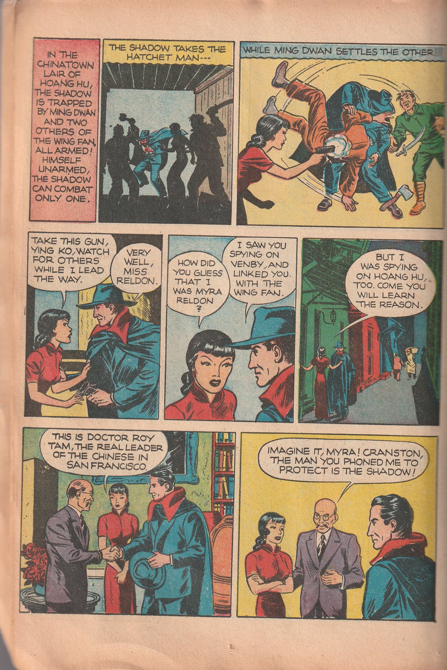 Shadow Comics #10 (1941) - Origin The Iron Ghost