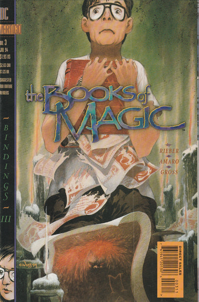 The Books of Magic #3 (1994) - Death of the Endless cameo appearance