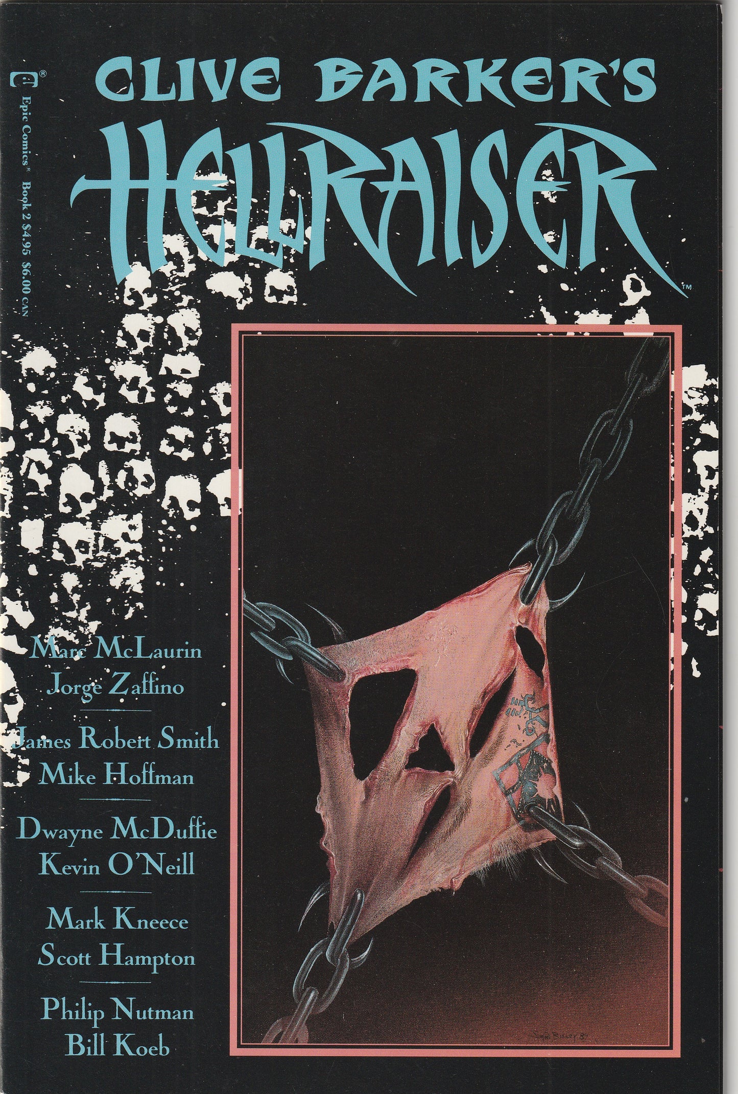 Clive Barker's Hellraiser #2 (1990) - 1st interior appearance of Pinhead
