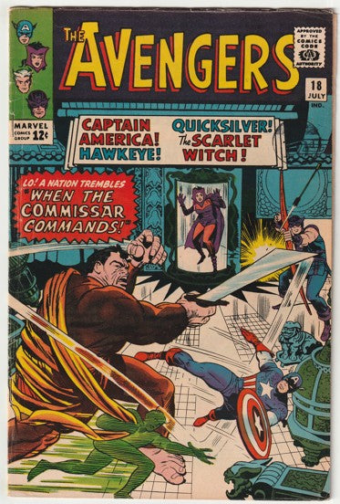 Avengers #18 (1965) - 1st Appearance of Commissar