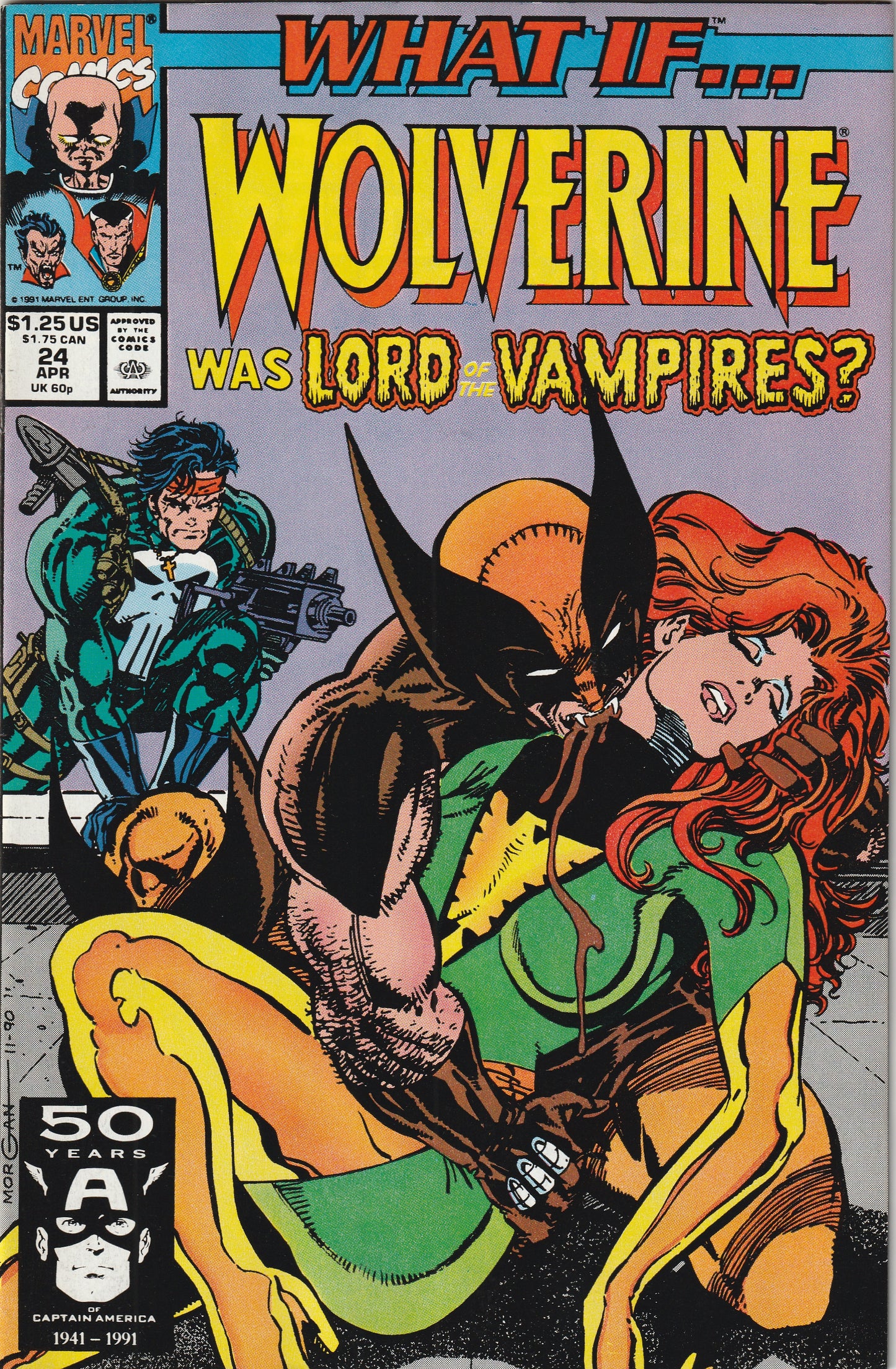 What If? #24 (Vol 2 - 1991) - Wolverine was the Lord of the Vampires?