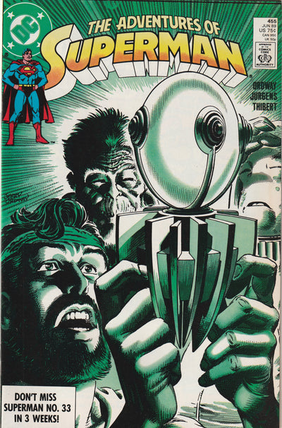 Adventures of Superman #455 (1989) - 1st Eradicator