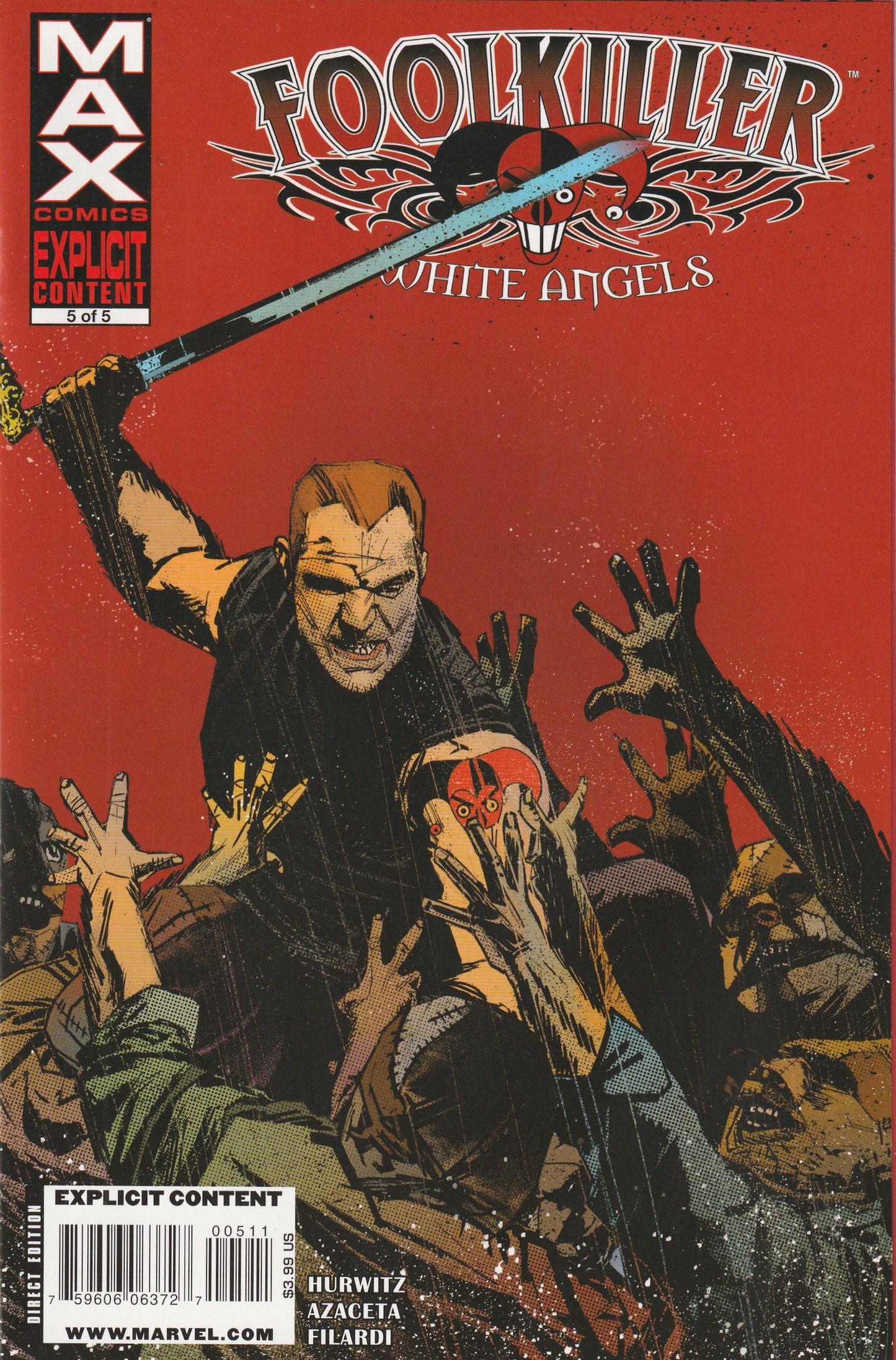 Foolkiller: White Angels (2008) MAX - 5 issue mini series (Explicit Content)