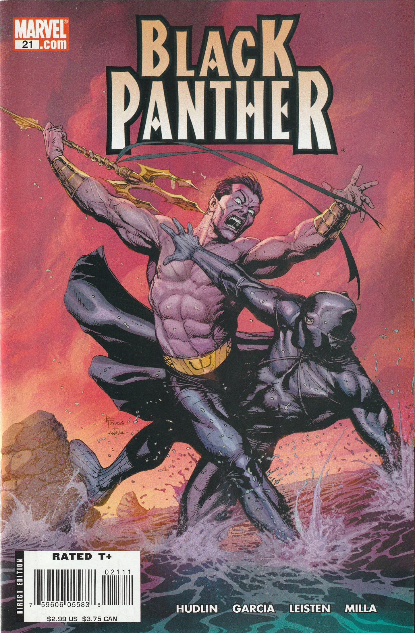 Black Panther #21 (2006) - Cover art by Gary Frank