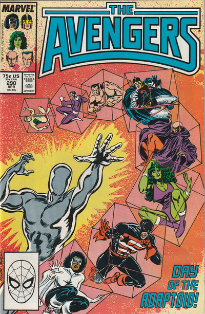 Avengers #290 (1988) - 1st Appearance of the Adaptoids