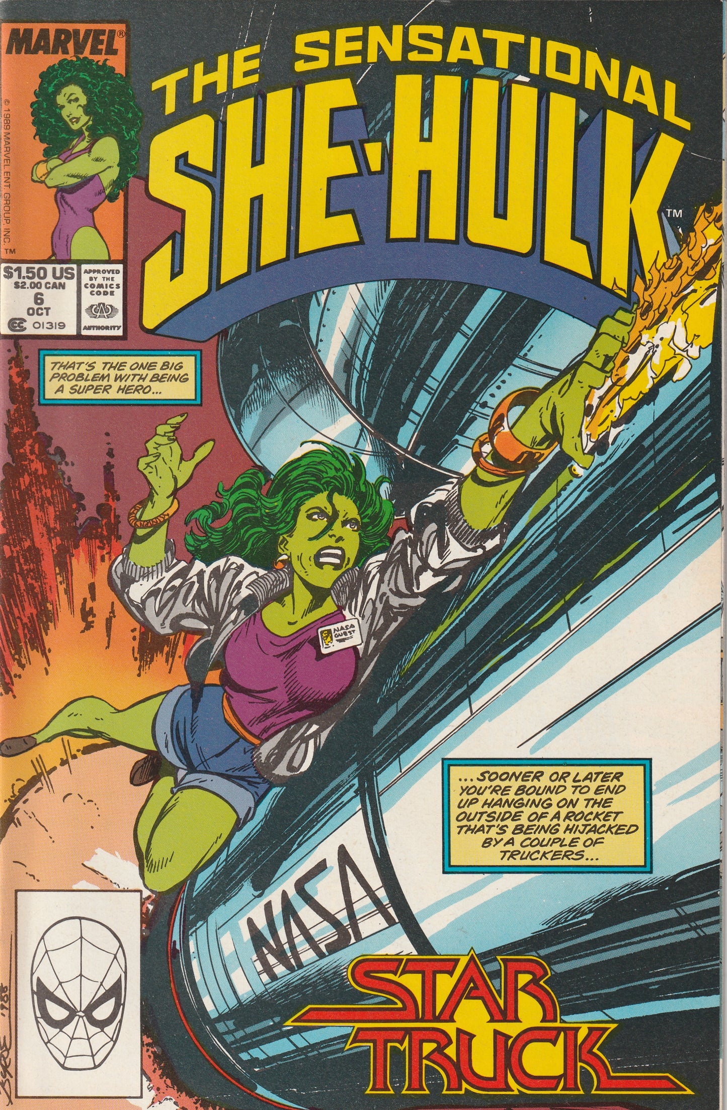 Sensational She-Hulk #6 (Vol 2, 1989)