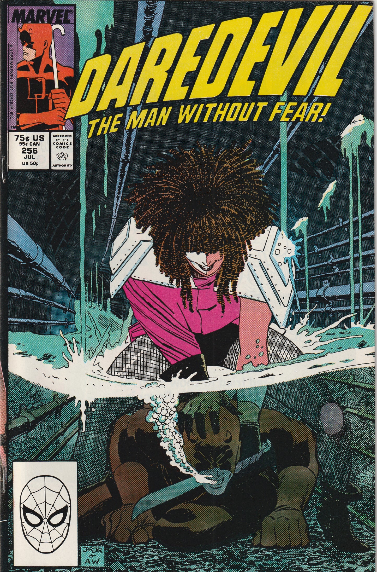 Daredevil #256 (1988) - 3rd Appearance of Typhoid Mary