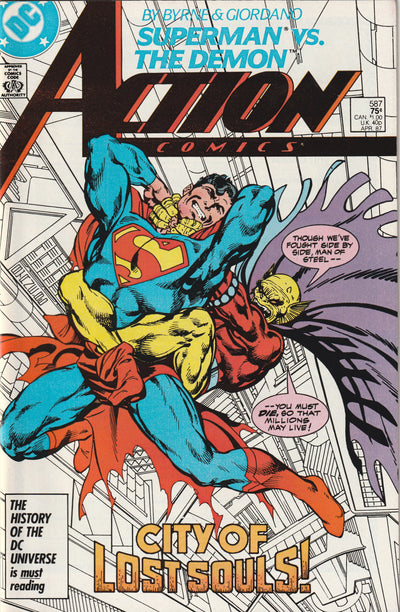 Action Comics #587 (1987)