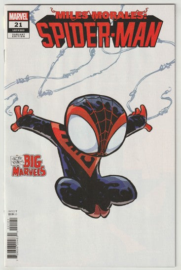 Miles Morales: Spider-Man #21 (LGY #303, 2024) - Skottie Young Variant Cover