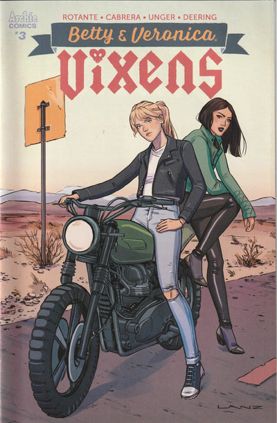Betty and Veronica Vixens #3 (2018) - Sandra Lanz Variant Cover