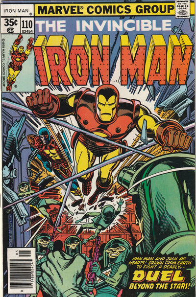 Iron Man #110 (1978) -  Jack of Hearts, Madame Masque Appearance