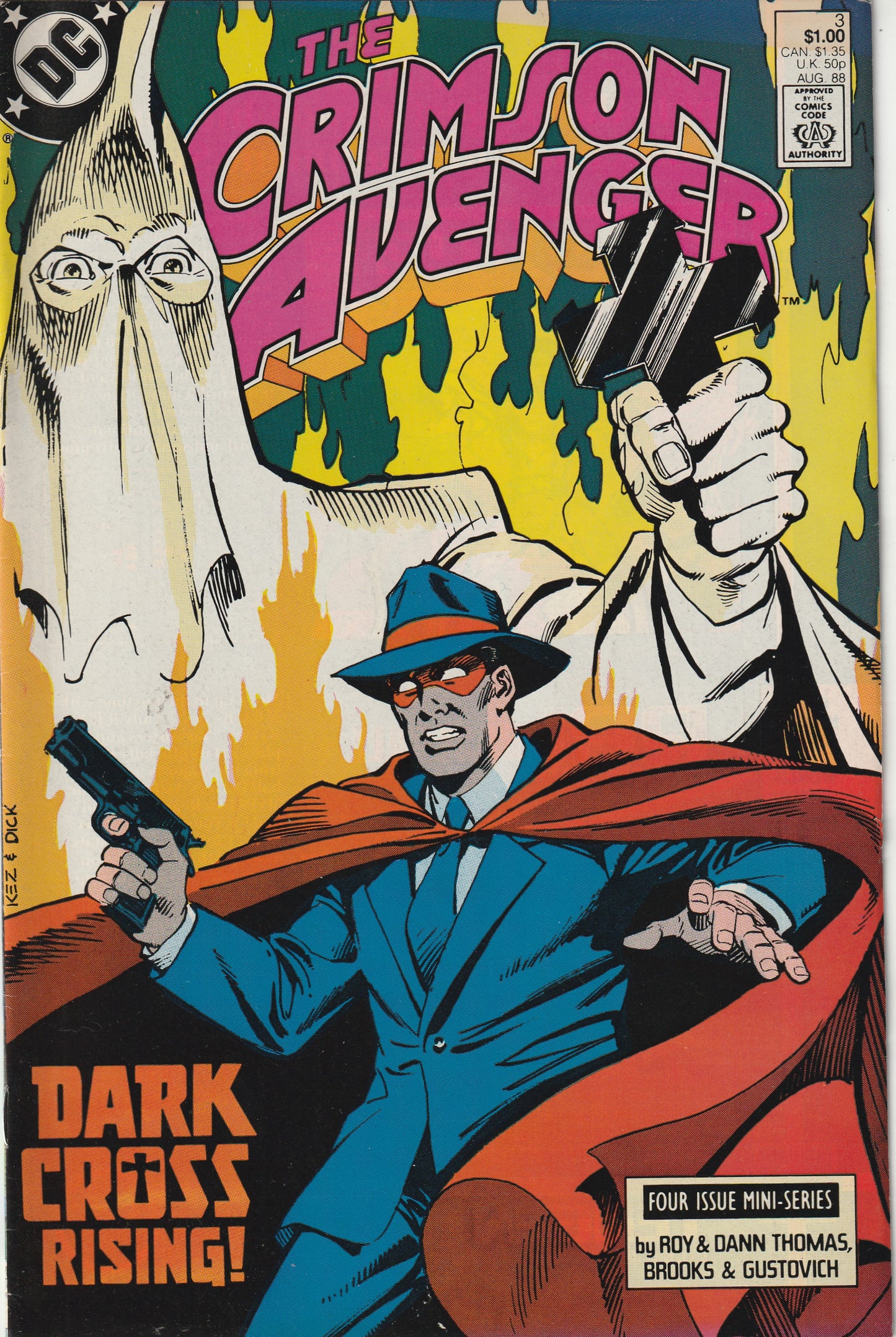 The Crimson Avenger (1988) - Complete 4 issue mini-series