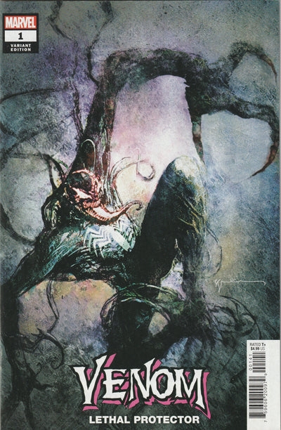 Venom Lethal Protector #1 (2022) - Bill Sienkiewicz Variant Cover