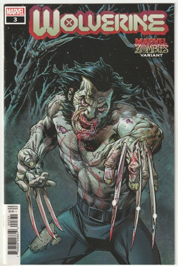 Wolverine #3 (2020) - Tom Raney Marvel Zombies Variant Cover