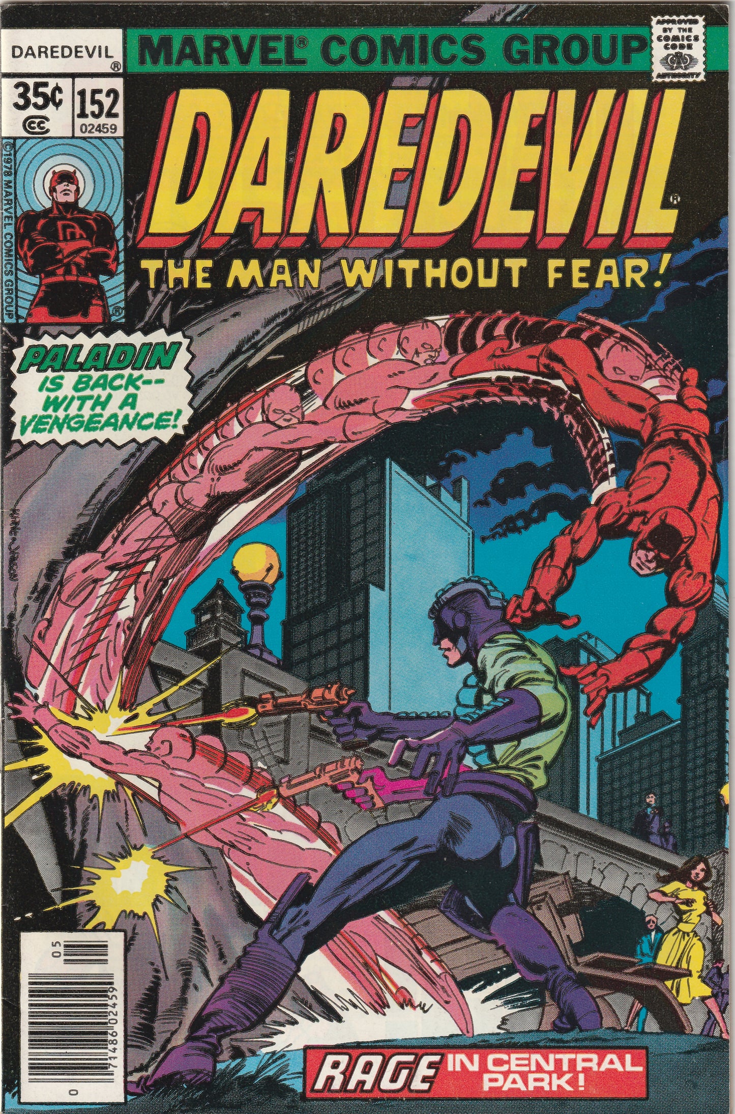 Daredevil #152 (1978) - Paladin Appearance