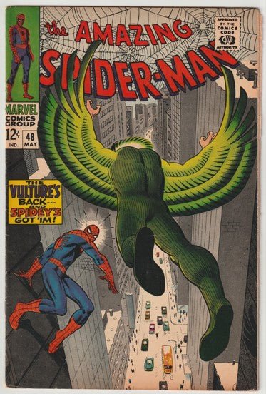 Amazing Spider-Man #48 (1967) - 1st App. 2nd Vulture, Blackie Drago
