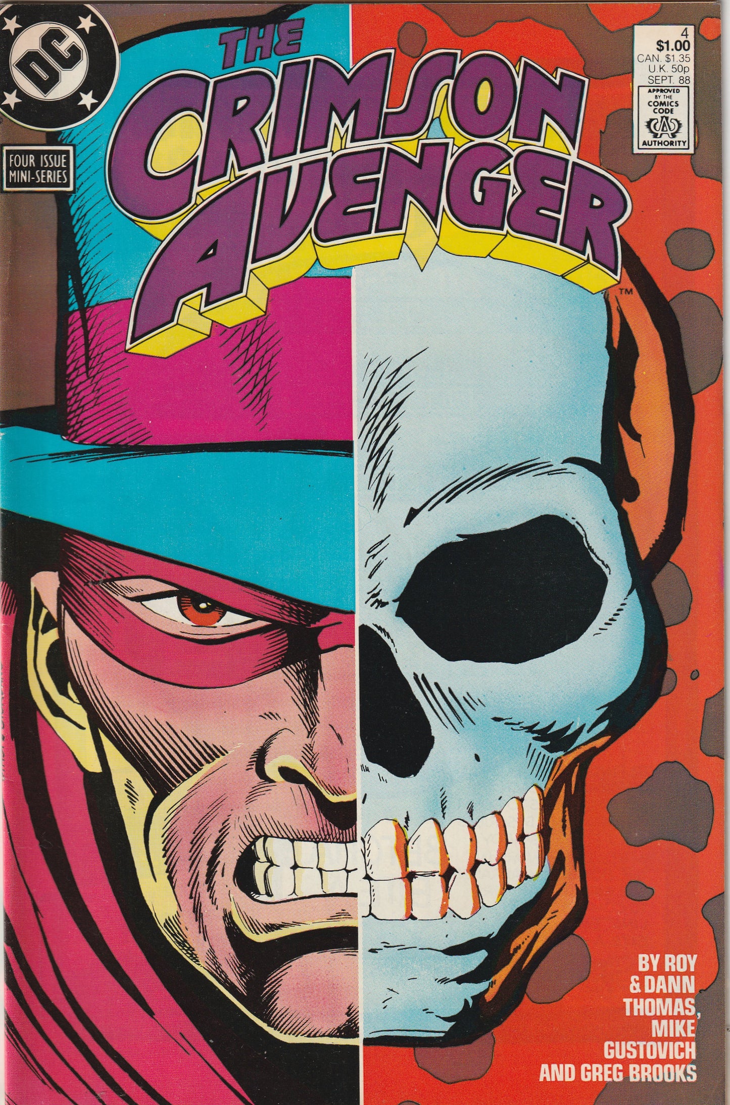 The Crimson Avenger (1988) - Complete 4 issue mini-series