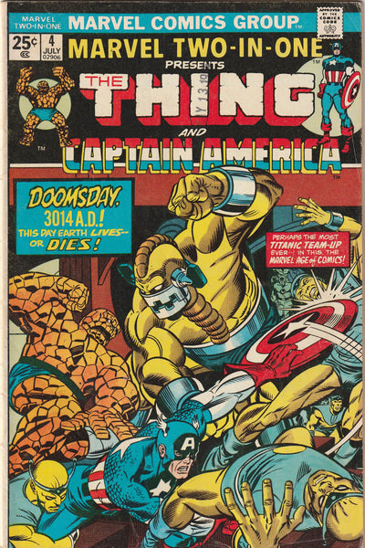 Marvel Two-in-One #4 (1974) - The Thing and Captain America