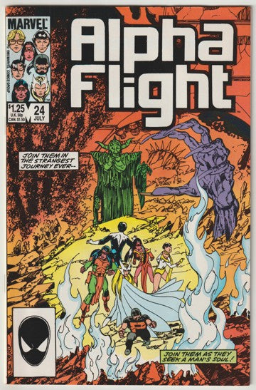 Alpha Flight #24 (1985) - Walter Langkowski becomes Box, 1st Appearance of Great Beasts