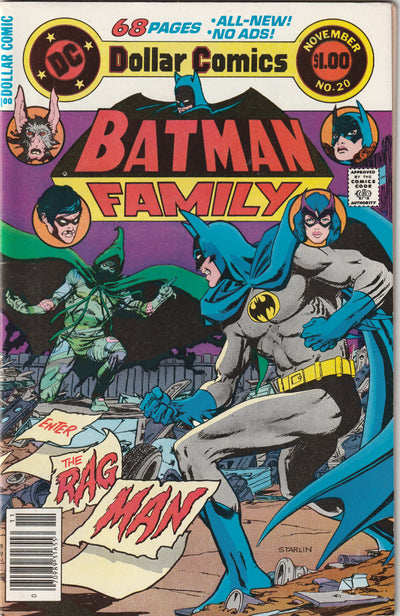 Batman Family #20 (1978) - Final issue of series