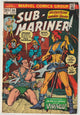 The Sub-Mariner #64 (1973)  - 1st Appearance of Virago, One of the Final cover layouts by the great Bill Everett