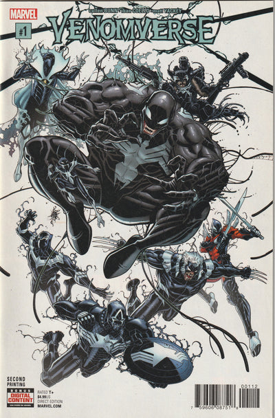 Venomverse #1 (2017) - Nick Bradshaw Second Printing Variant Cover