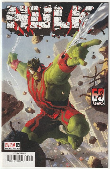 Hulk #6 (LGY #773, 2022) - 1st Full Appearance of Titan Hulk, Alex Garner Spider-Man Variant