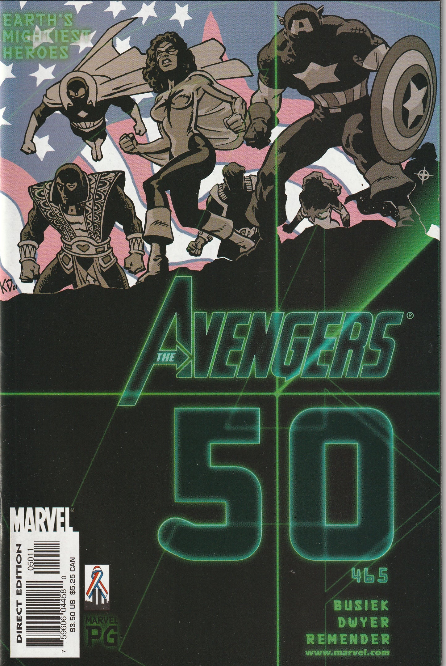 Avengers (Vol 3) #50/465 (2002) - Trion, 3-D Man Appearances