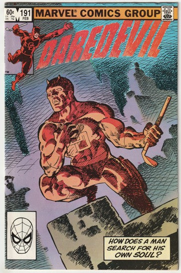 Daredevil #191 (1983) - End of Frank Miller Daredevil Art, Bullseye Appearance