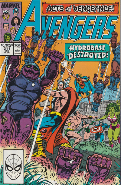 Avengers #311 (1989) - Avengers Island is destroyed