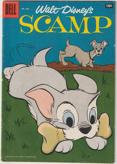 Dell Four Color #806 (1957) - Walt Disney's Scamp