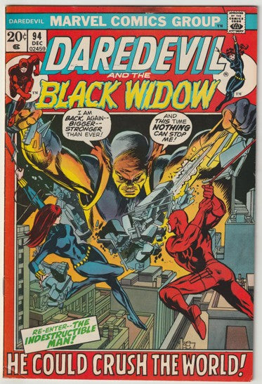 Daredevil #94 (1972) - Indestructible Man