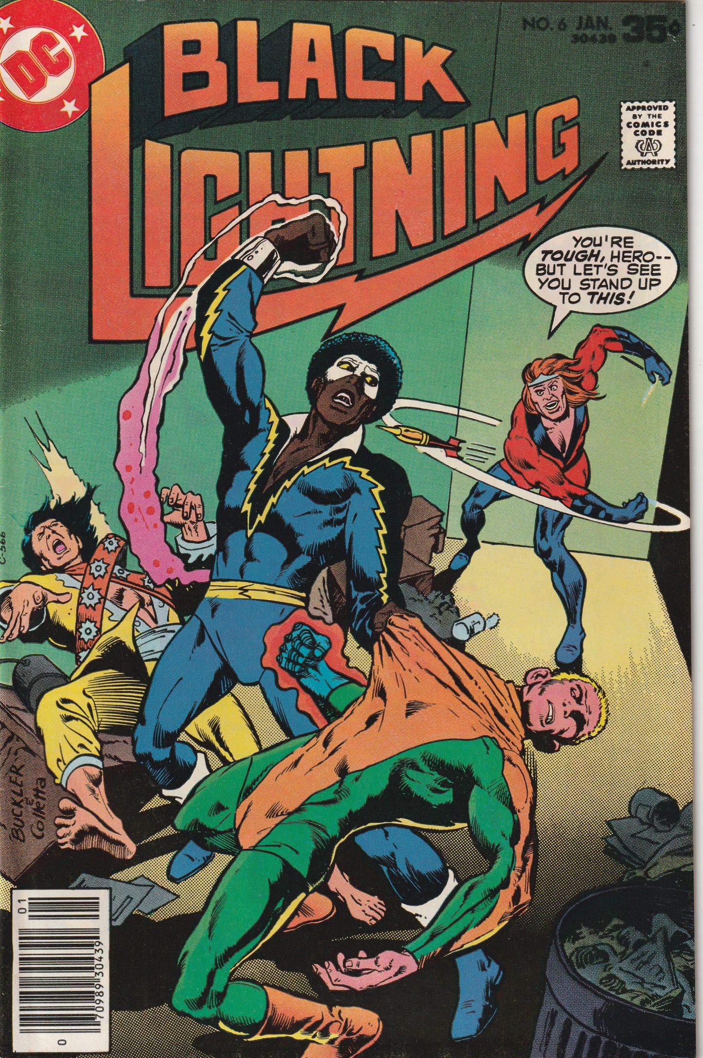 Black Lightning #6 (1978) - 1st Full Appearance of Syonide