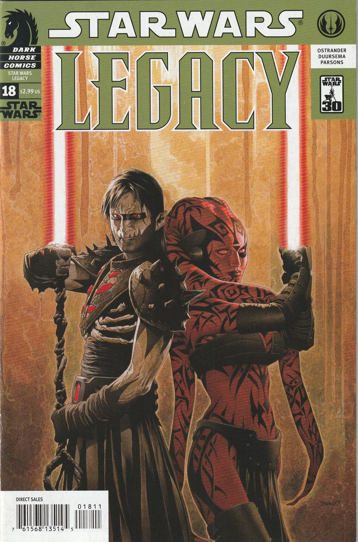 Star Wars: Legacy #18 (2007) - 1st Appearance and Origin of the 1st Darth Wyyrlok
