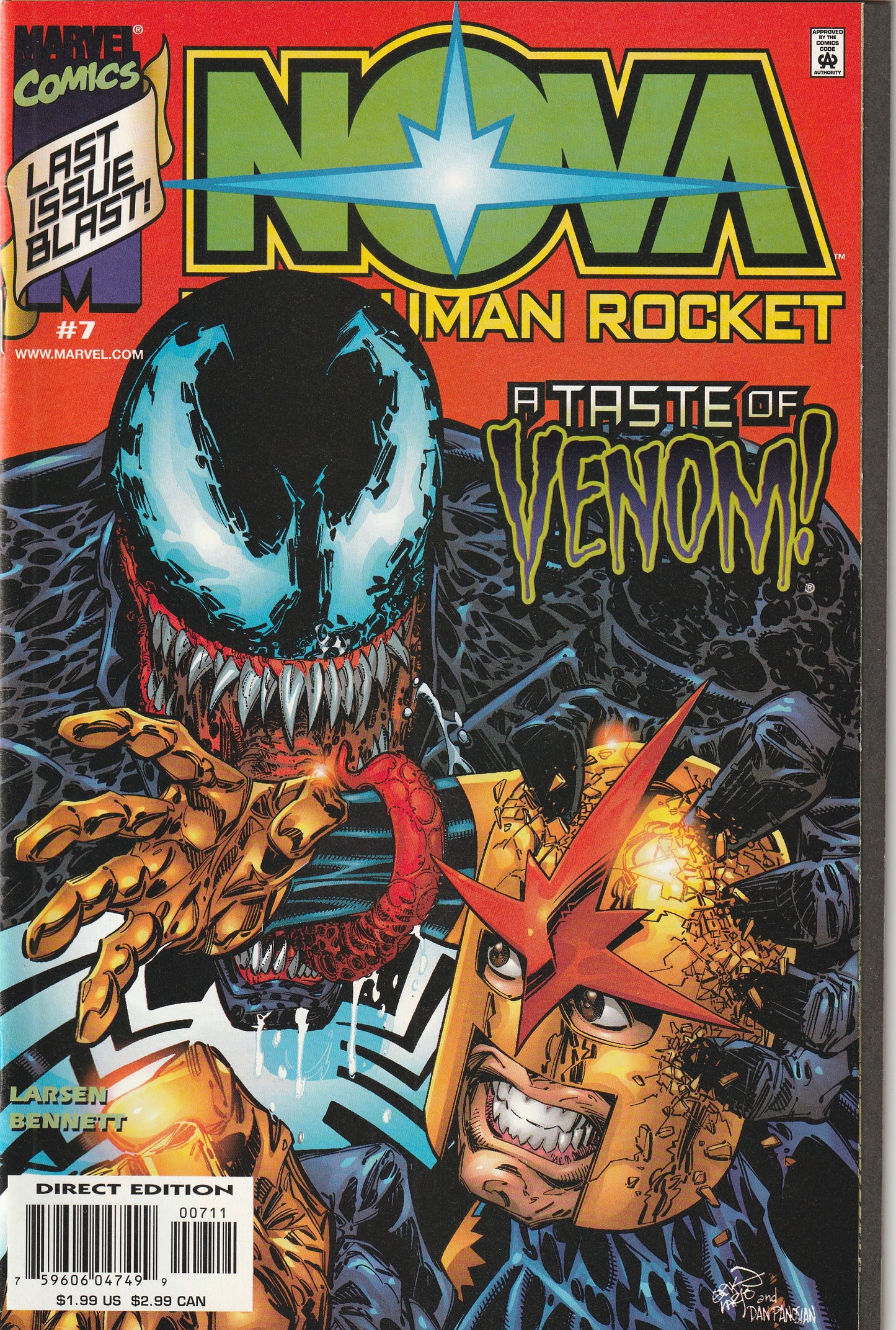 Nova #7 (1999) - A Taste of Venom!