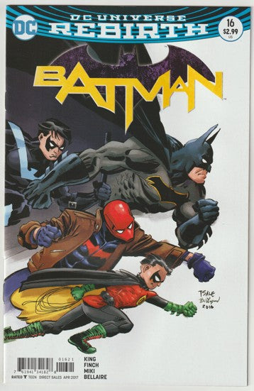 Batman #16 (2017) - Tim Sale Variant cover