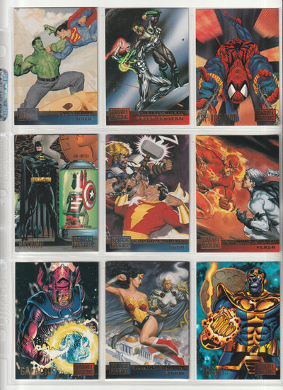 1995 Fleer/Skybox - DC Versus Marvel - Complete base set