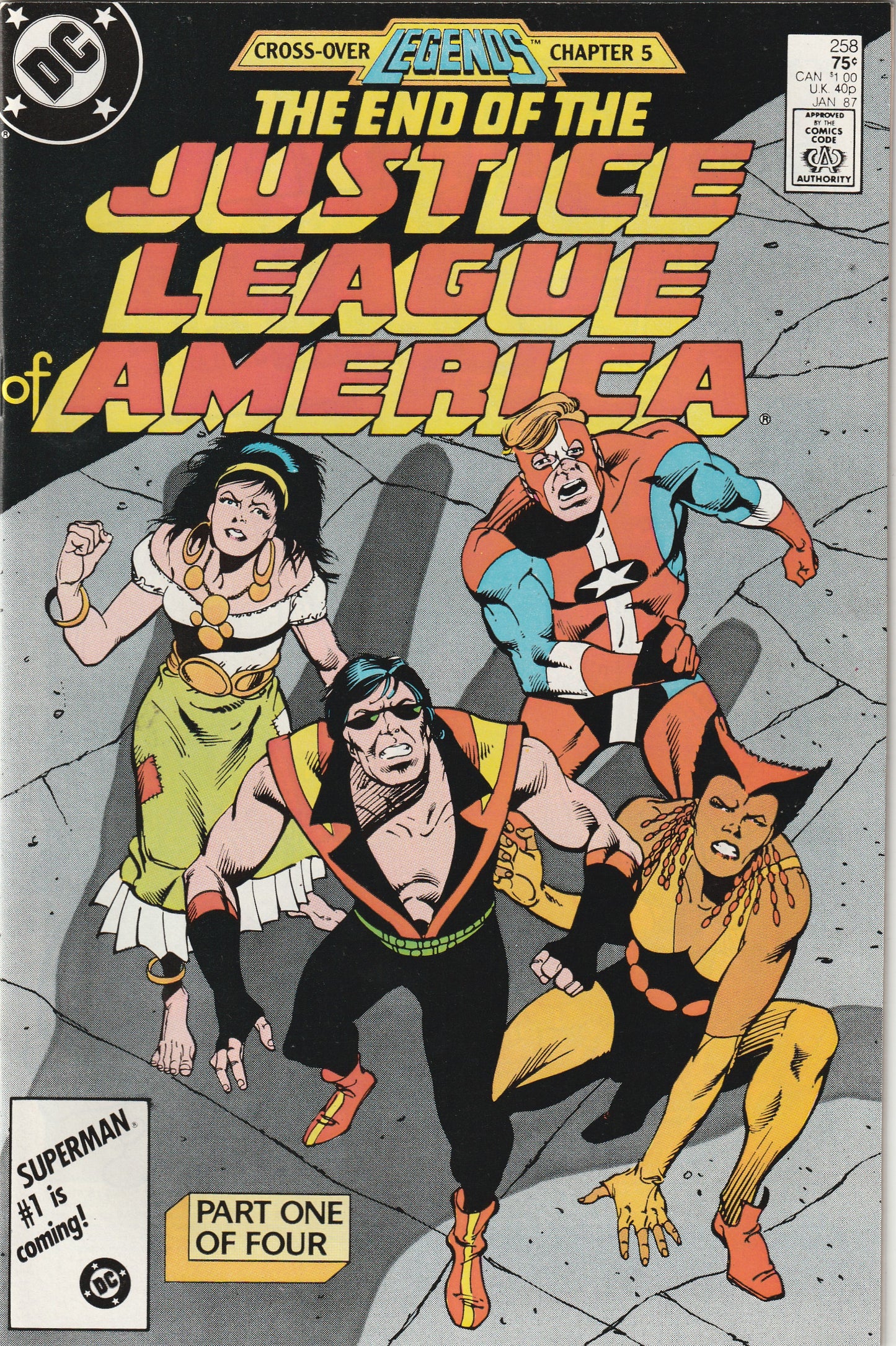 Justice League of America #258 (1987) - Death of Vibe