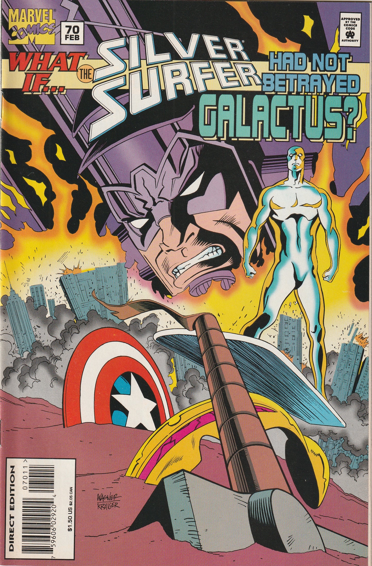 What If? #70 (Vol 2 - 1995) - Silver Surfer Had Not Betrayed Galactus?