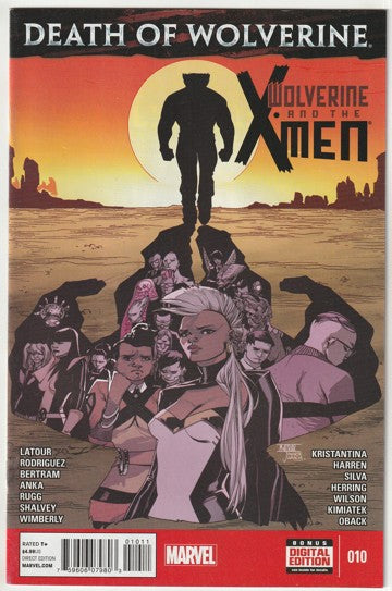 Wolverine and the X-Men #10 (Vol 2, 2014) - Death of Wolverine tie-in