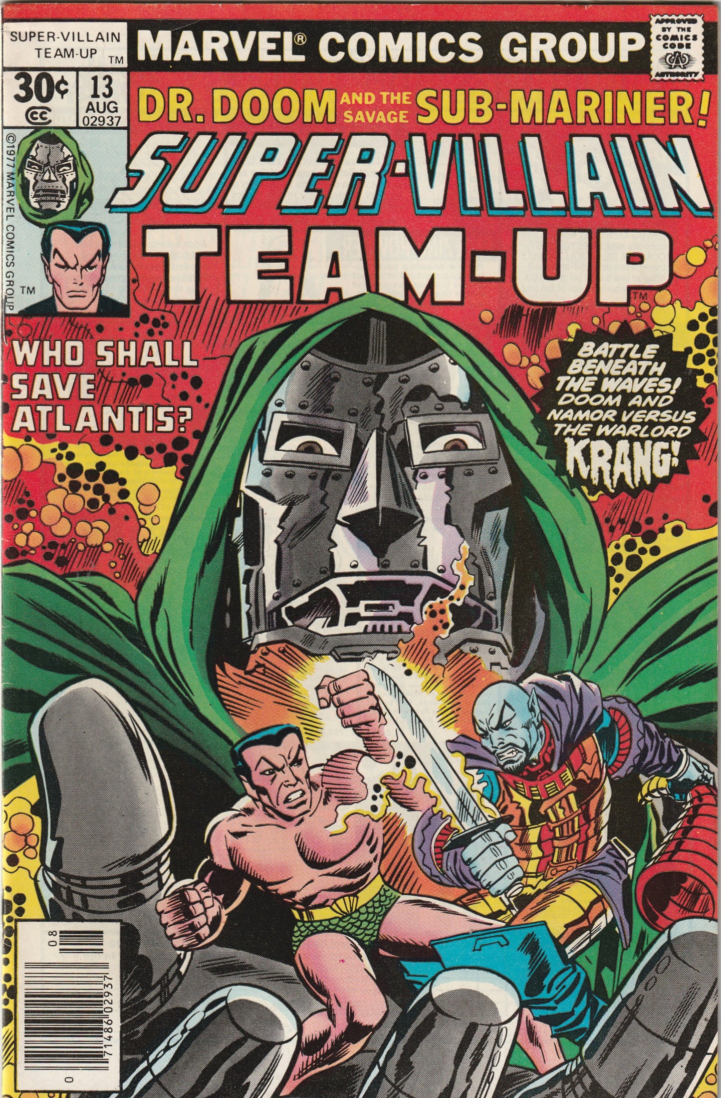 Super Villain Team-Up #13 (1977) - Lord Vashti & Krang Appearance