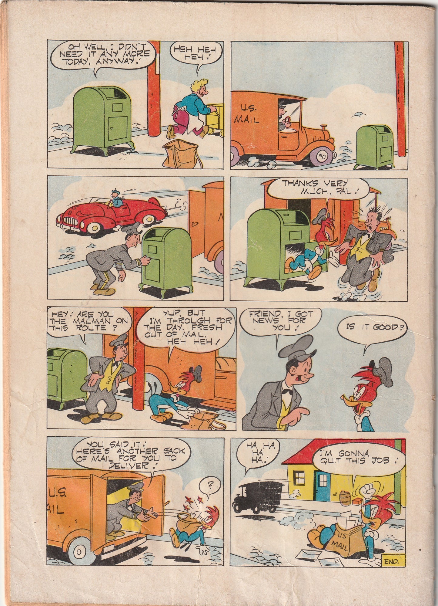 Dell Four Color #416 (1952) - Walter Lantz Woody Woodpecker