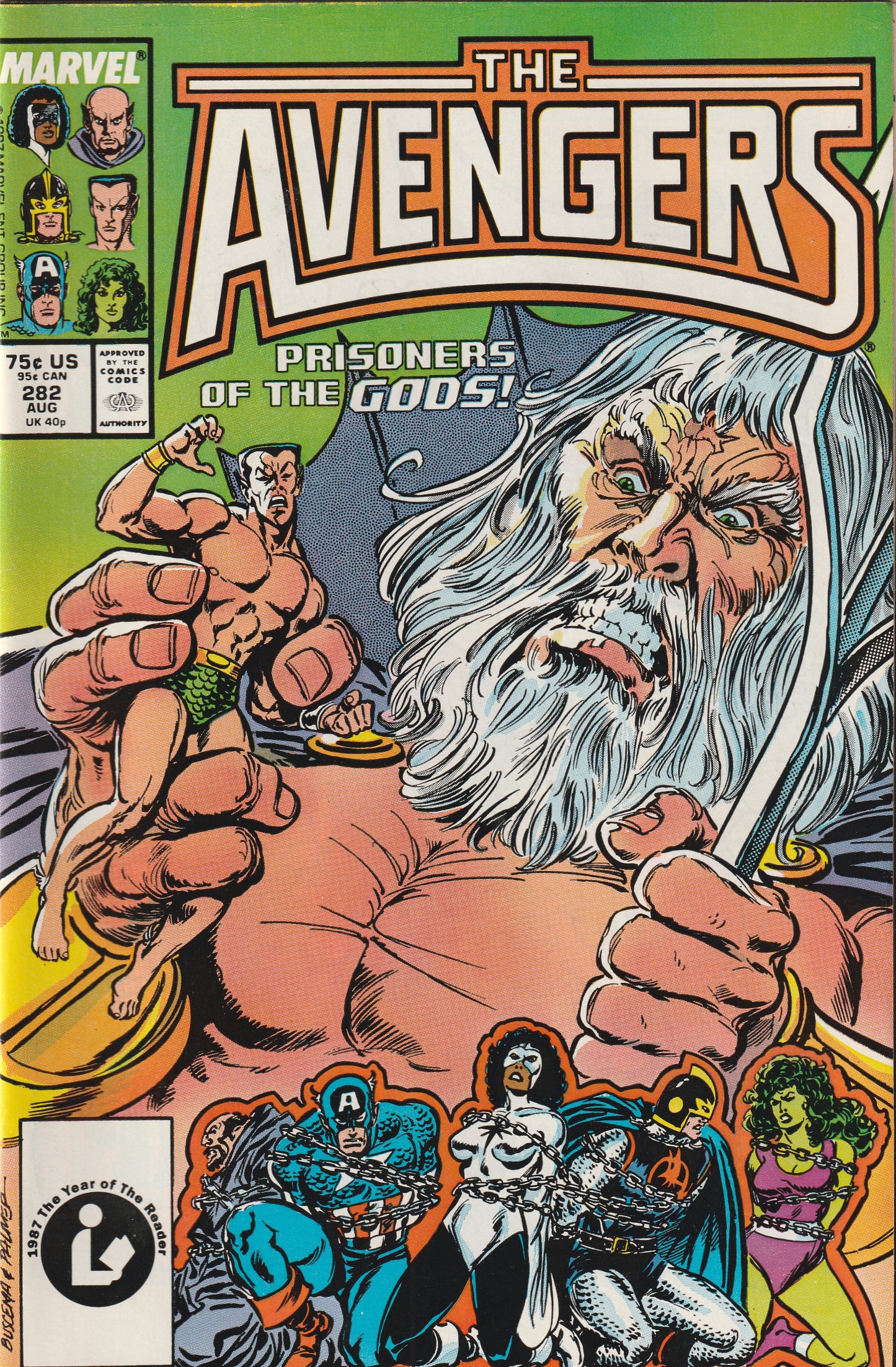 Avengers #282 (1987) - Namor the Sub-Mariner Appearance