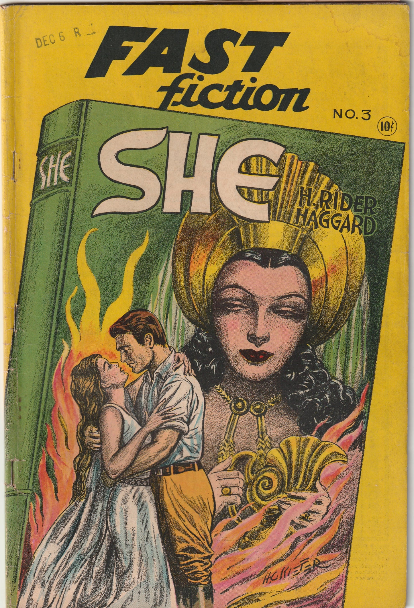 Fast Fiction #3 (1949) - SHE by H. Rider Haggard