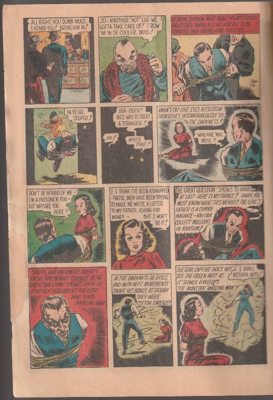 Amazing Man Comics #6 (1939) - Origin The Amazing Man retold