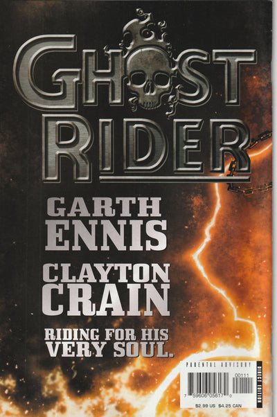 Ghost Rider #1 (of 6, 2005) - Garth Ennis, Clayton Crain
