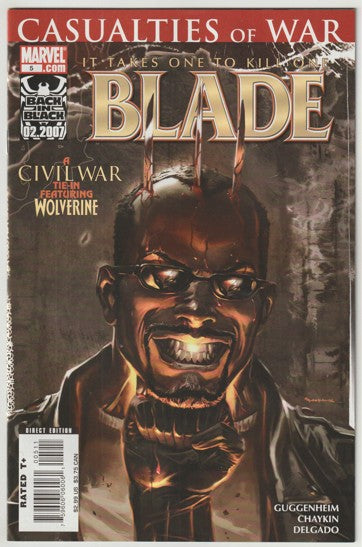 Blade #5 (2007) - 1st meeting and battle of Wolverine and Blade